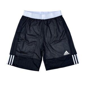 Adidas Mens L Black/ White 3G Speed Reversible Basketball Active Training Shorts